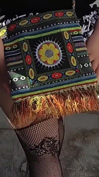 A Good Fuck After Arriving From the Street with the Anal Plug Inserted in Her Ass