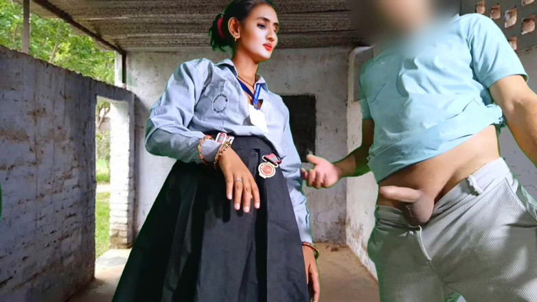 Beatricee: Indian First Day Newly Student. Desi Beautiful Girl Sex with...