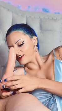A Deepthroat with a Happy Wet Ending, This Is Not a Typical Porn Video!