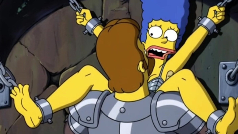 Octopussy Lovers Club: O curvă în lanțuri îi ia sperma. Fantezie erotică. Parodia de desene...