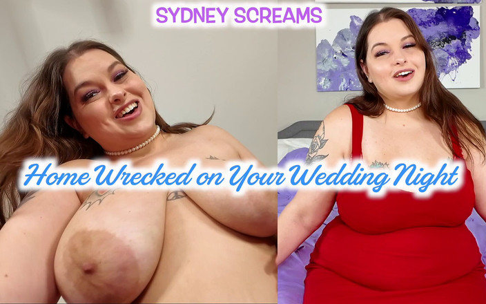 Sydney Screams: あなたの結婚式の夜に壊れた家 - あなたの先生シドニーの叫び声との仮想セックス