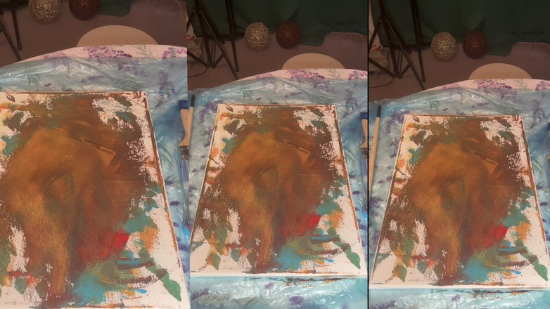 FinDom Goaldigger: W dużych okularach Asmr Akryl art kwitną w mgle część 1