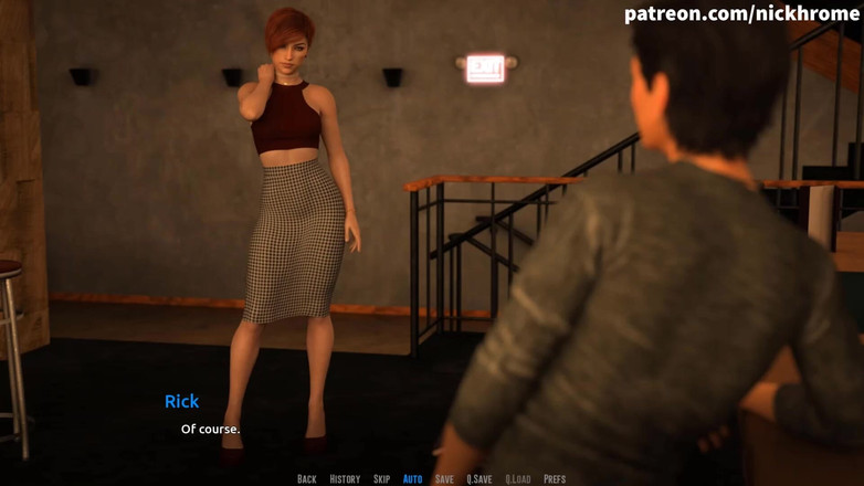 Visual Novels: Devino un star rock - partea 5 - șefă sexy matură sexy