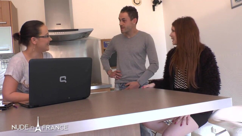 Nude in France: 1st time anal for the pretty young Angela Kiss getting...