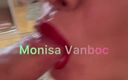 Monisa Vanboc: Horny Sucking a Giant Big Cock From Belgium, Throat Fucked...