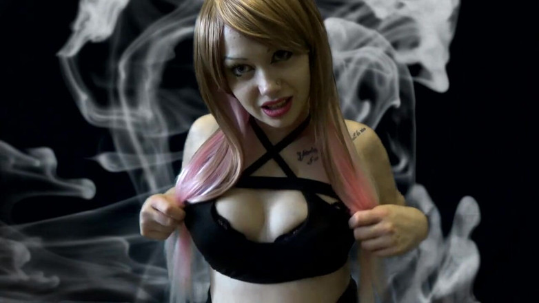 Goddess Misha Goldy: Long Time Smoker Cough and Cum Countdown