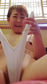 Changing Into a Leotard and Masturbating