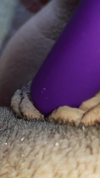 My Pussy Is Dripping and My Swollen Clit Is Shaking From an Intense Orgasm From the Vibrator