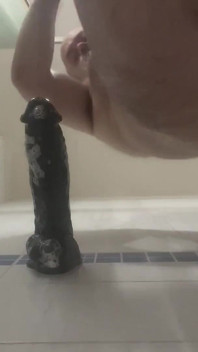Fun with 24cm Dildo