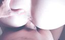 Cristall Gloss: Junge brünette in mund und muschi gefickt, pOV