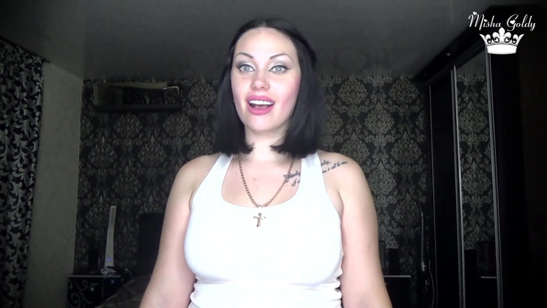 Goddess Misha Goldy: Strong shoulders muscles worship! Sport motivation for pathetic loser like...