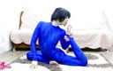 Gymnastic: Flexible dream in blue
