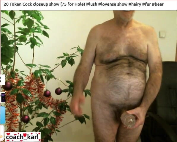 Coach Karl dude lodge: Coach Karl's festive cum show - NO AUDIO