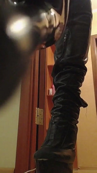 Leather Boots Worship