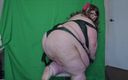 SSBBWLadyBrads: Dea del bikini grasso su una sedia da ufficio