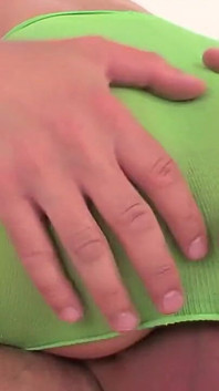 MILF in a Green Pantyhose Wins a Big Cock