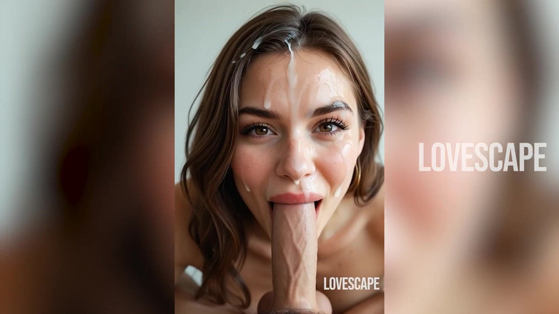 Lovescape: Sesión oral intensa: náuseas y recompensa facial final pegajosa