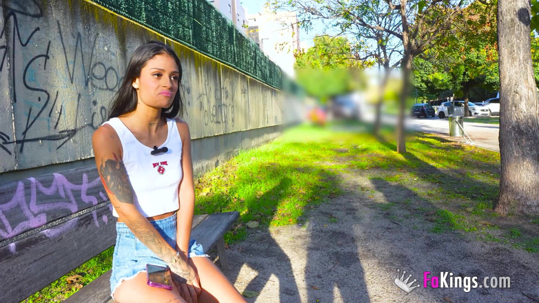 FAKings: Colombian Nymphomaniac Casting ở Tây Ban Nha. Breiny Zoe đụ một con...