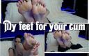 Lissa Ross: My feet for your cum