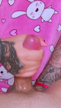 Stepmom Takes a Big Load of Cum in Sensual Handjob with Long Nails