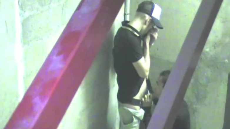 Gaybareback: Latino twink dominated by scally boy in building