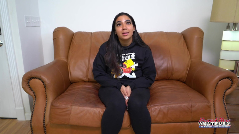 Brand New Amateurs: Part 1 of 2 beautiful BBW gets undressed for porn audition masturbates...