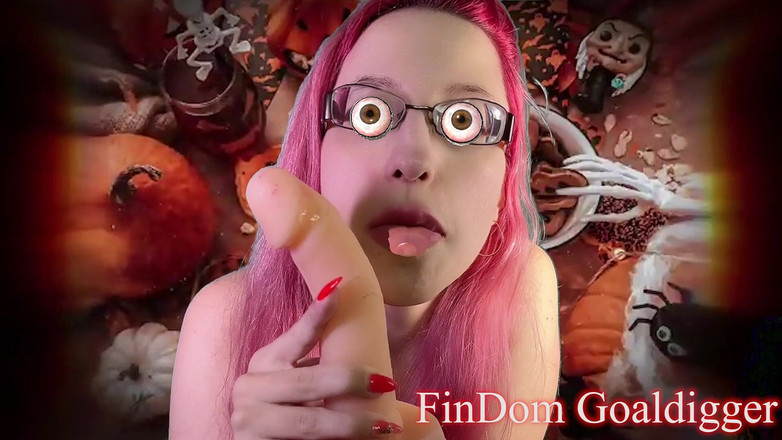 FinDom Goaldigger: 弱虫ふしだらな女cocks吸盤変換