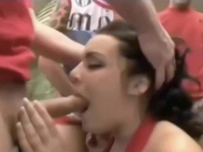 Cumbizz: Young 18yo Cumdump Swallows Entire Bukkake