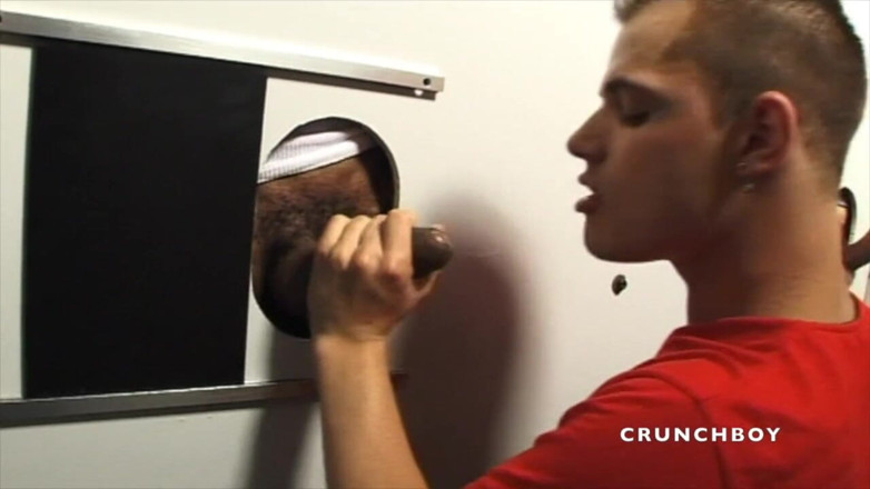 FETISH BDSM STUDIO: Sucking cock in glory holes with fetish clothes