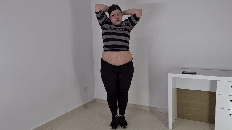 Alice H: Stretching Belly Fetish