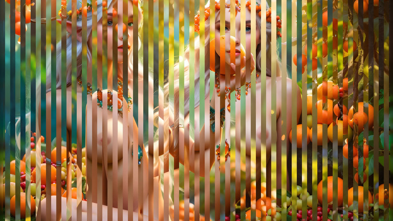 LustRender: Hermosas chicas elfo con aws, fruta de hawthorn