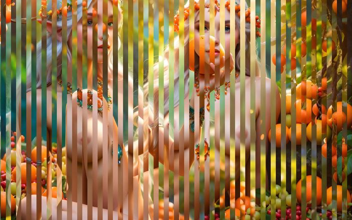 AI Girls: Красиві дівчата ельфи з дупою, фрукти глоду