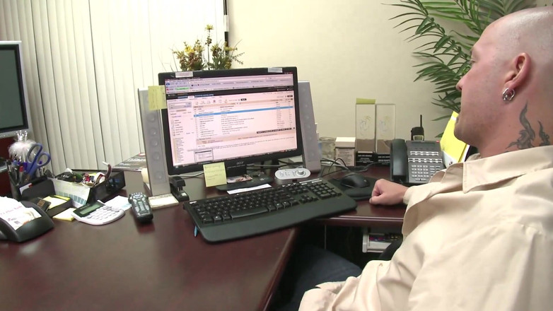 Xtime Network: Big ass office brunette slut is having some nice office...