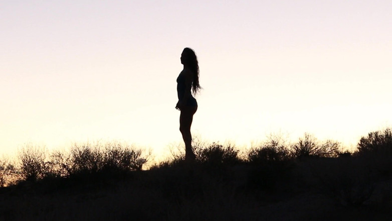 Pervy Studio: Sunset body posing