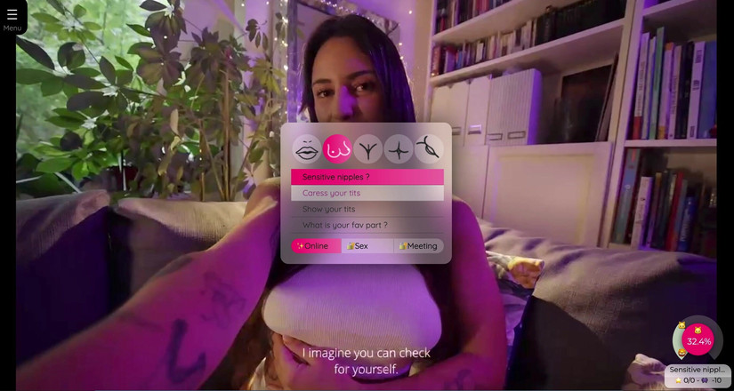 Qwinky: Cerca di sedurre e scopare Venus Rey in questo gioco...