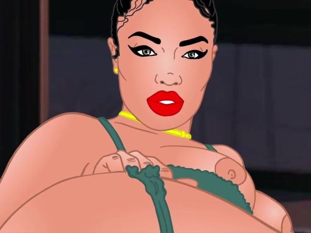 Curvy Girl Destiny Big Ass Nude Model Anime Cartoon Shoot (Back Alley Toonz)