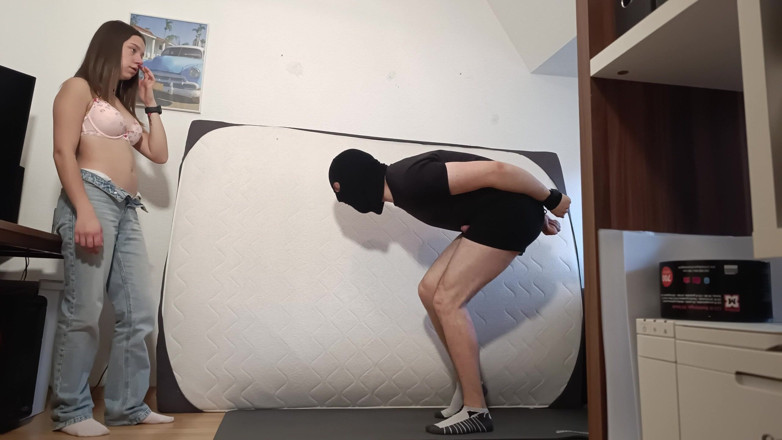 German ballsbusted: She's Destroying My Balls and I'm Defenseless