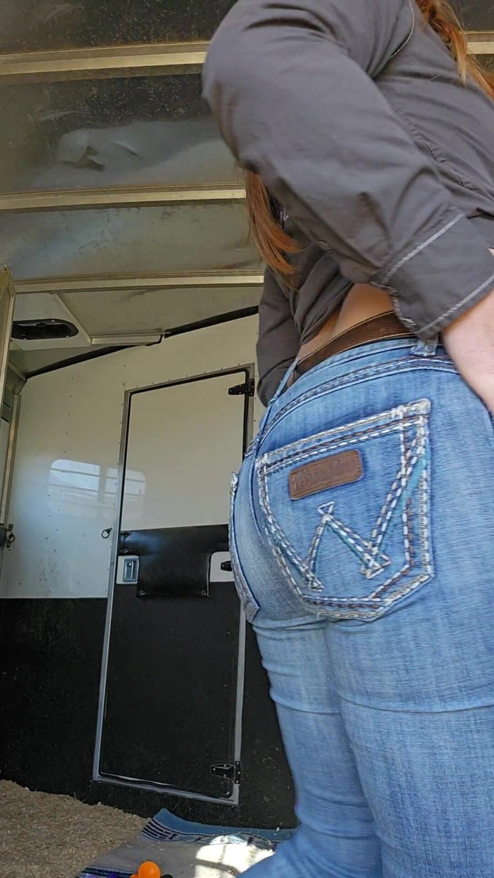 NaughtyRedFarmgirl: Redhead Fucks Ass and Pussy with Massive Plug Squirting Everywhere