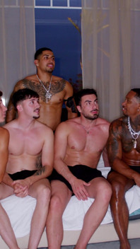 Martina Smeraldi and Yasmina Kahn Take 6 Huge Cocks - Squirting Gangbang