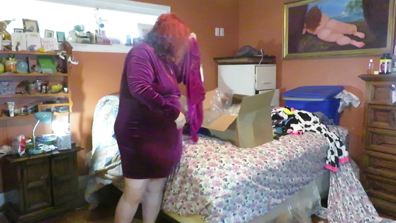BBW nurse Vicki adventures with friends: Part 3 trying on new items for videos makeing request show...