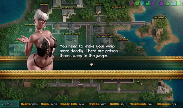 Porny Games: Schatz von Nadia - Muschi auf dem von der Kirche betroffenen...