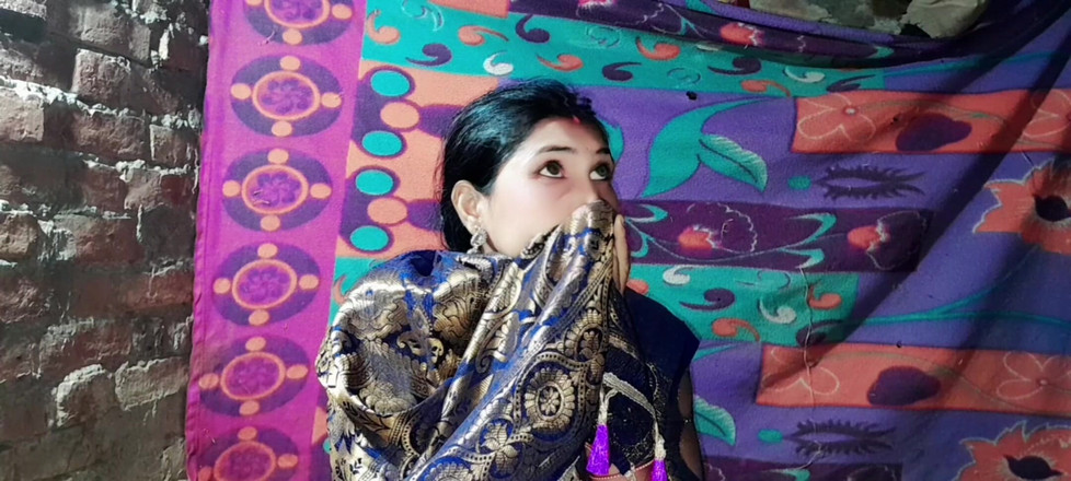 Renudbf: La bella sposa a Banarasi Saree si è divertita molto nella...