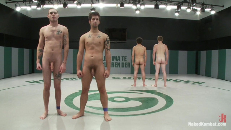 Naked Kombat: Hayden Russo &amp; Jake Austin Vs. Dj &amp; Brandon Bangs the Tag...