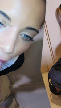 Camille Oceana punished college girl to make blowjob