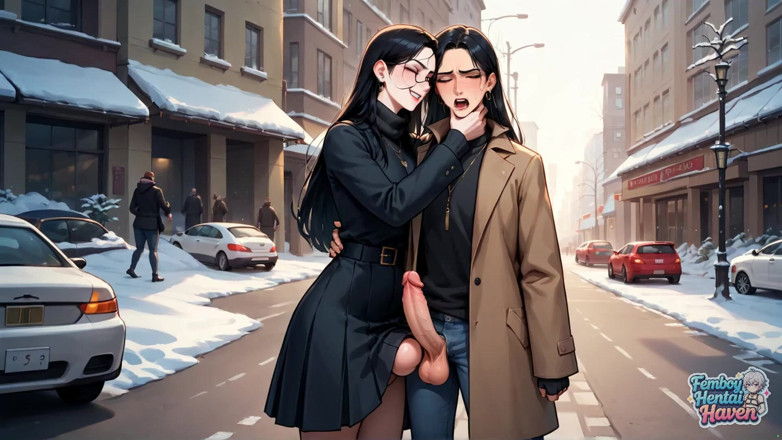 Femboy Hentai Haven: กะเทยเสียวกลางถนน ผีเสื้อทวาร XXX!
