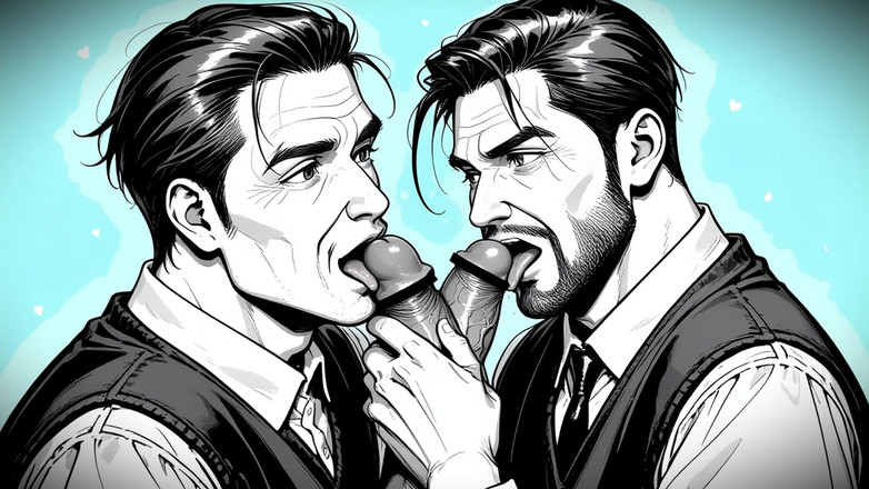 Erotic Man: Ai khiêu dâm đàn ông chia sẻ con cu