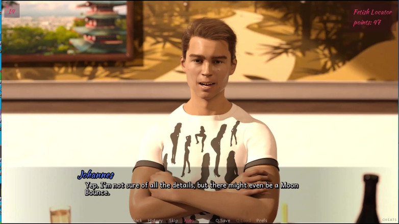 Johannes Gaming: Fetiche localizador # 16 - Lona brincou com Johannes no banheiro ... d um...