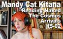 Cosmos naked readers: Mandy Cat Kitana Reading Naked The Cosmos Arrivals 15-02