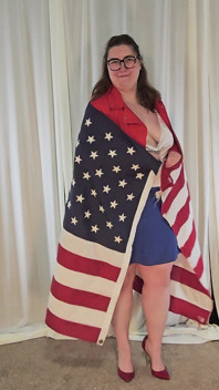 Tall Thick BBW Tries on World Cup Outfits