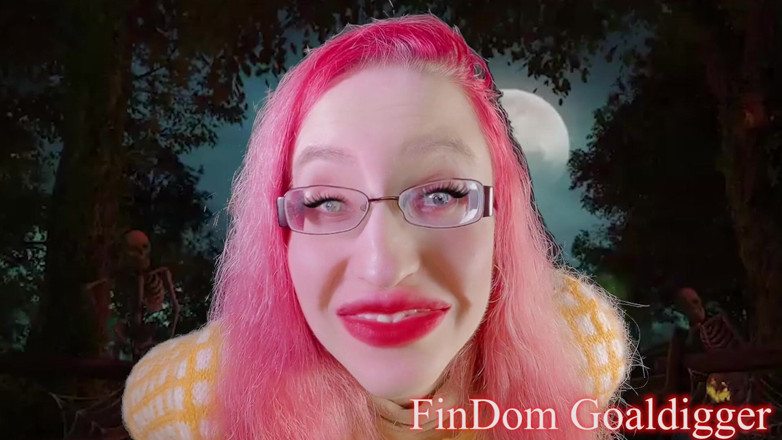 FinDom Goaldigger: Trasformazione del pene di halloween delle noci